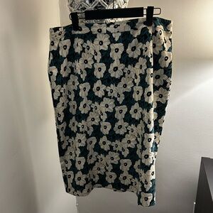 Floral Pencil Skirt